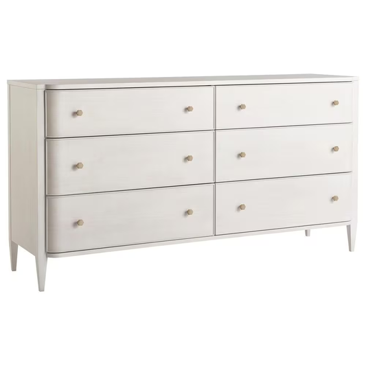 Chelsea 6 Drawer Dresser in Alabaster