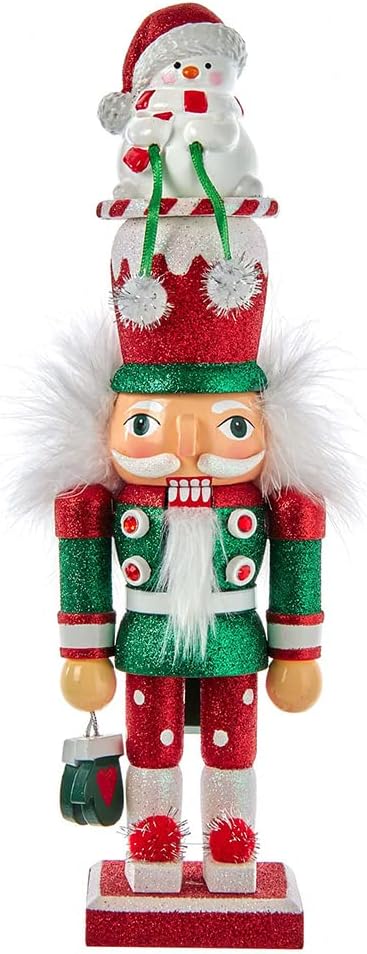 Hollywood Snowman Hat Nutcracker - 12"