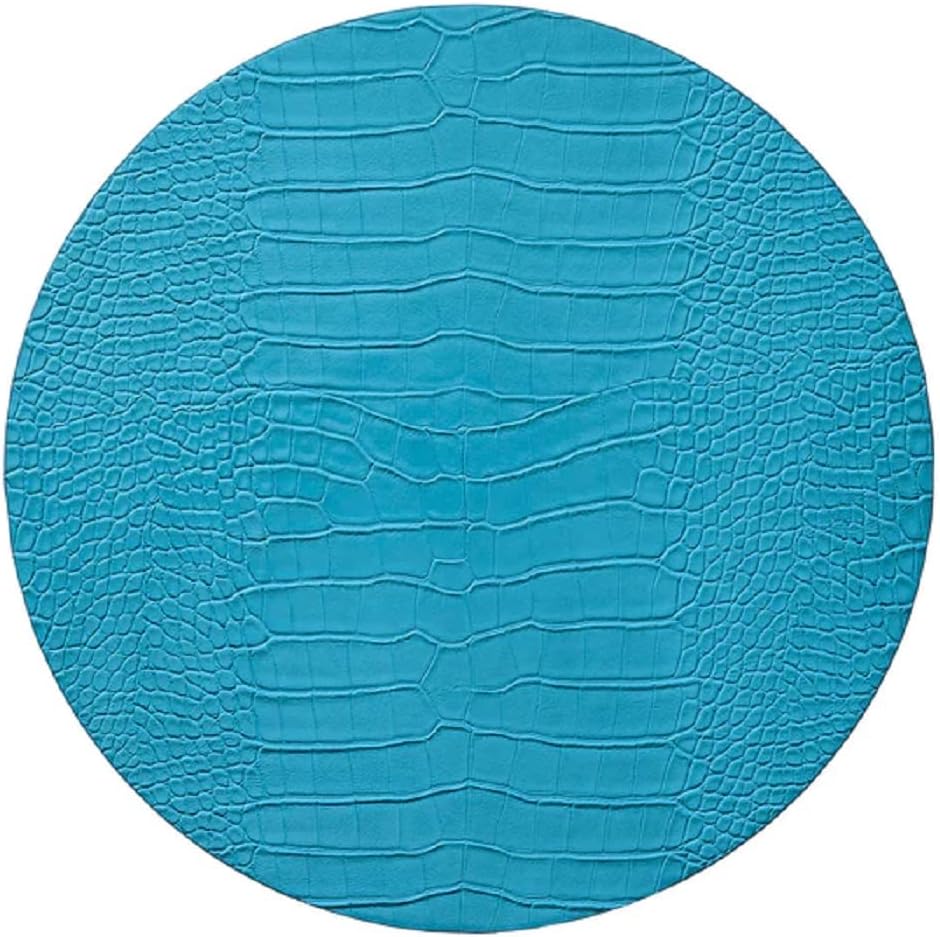 Croco Placement, Turquoise Set of 4