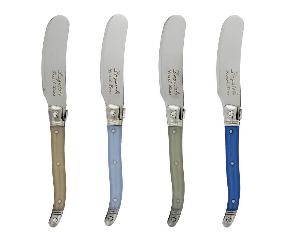 Laguiole 4-Piece Spreader Set with Two-Tone Handles