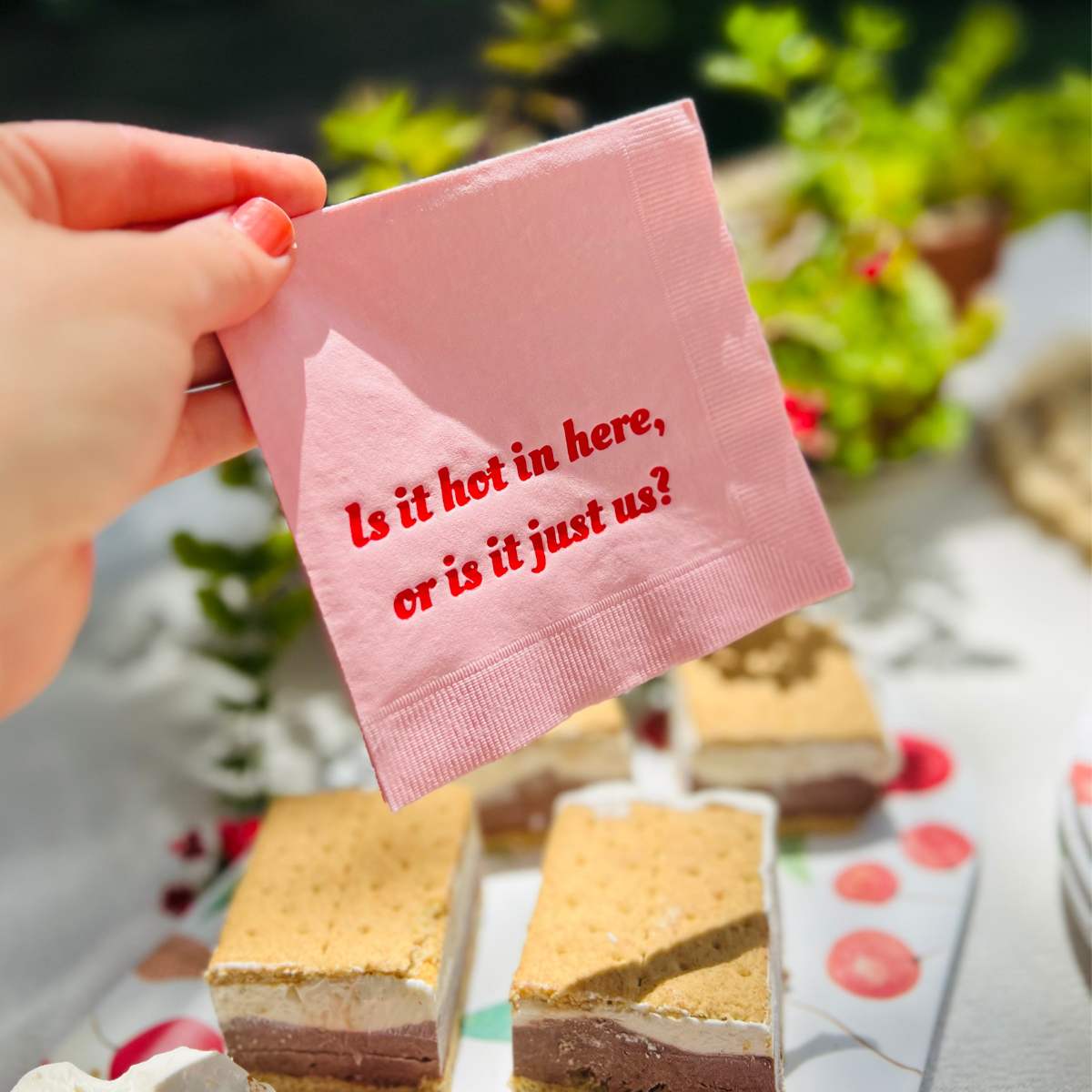 Is It Hot In Here Or Is It Just Us? Cocktail Paper Napkins