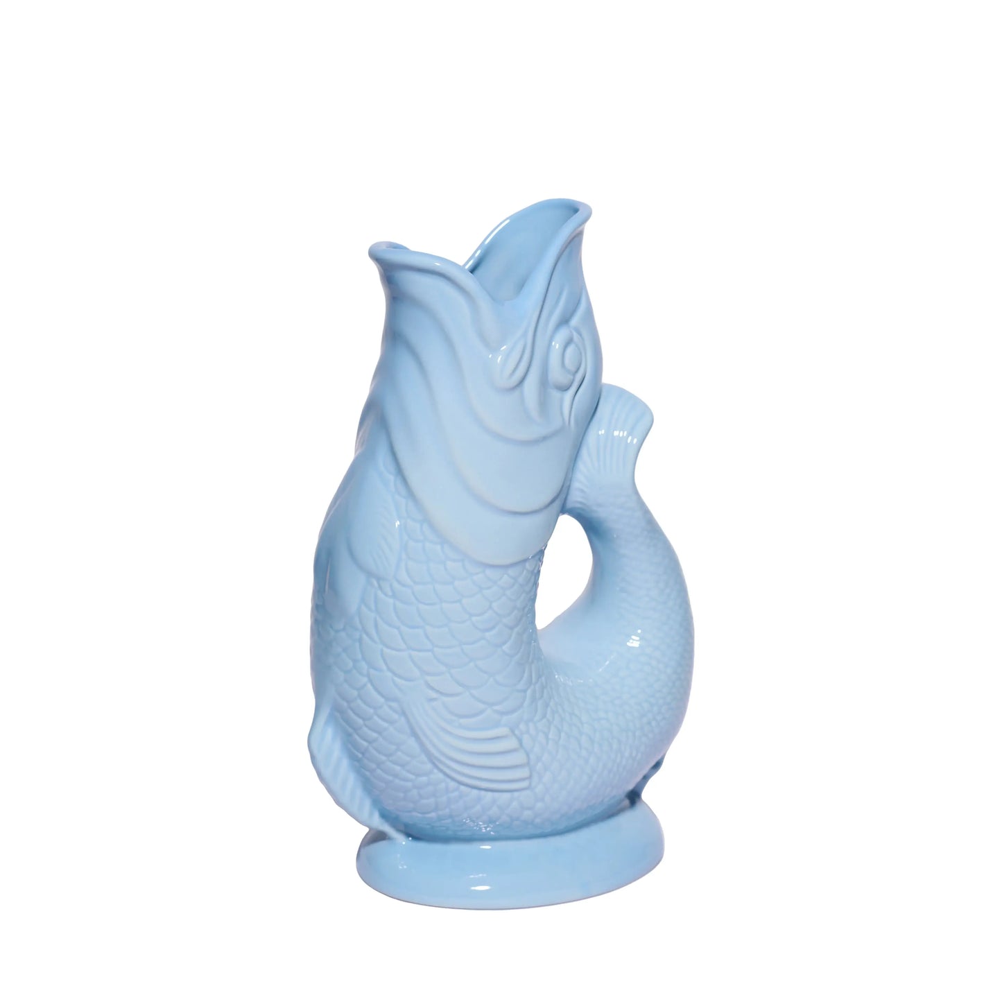 Pale Blue Gluggle Jug: XL