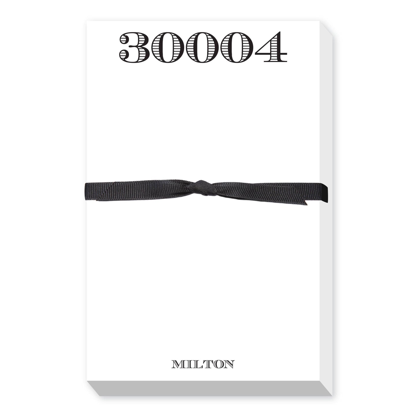 ZIP CODE PORTRAIT PUDGY NOTEPAD: NAVY
