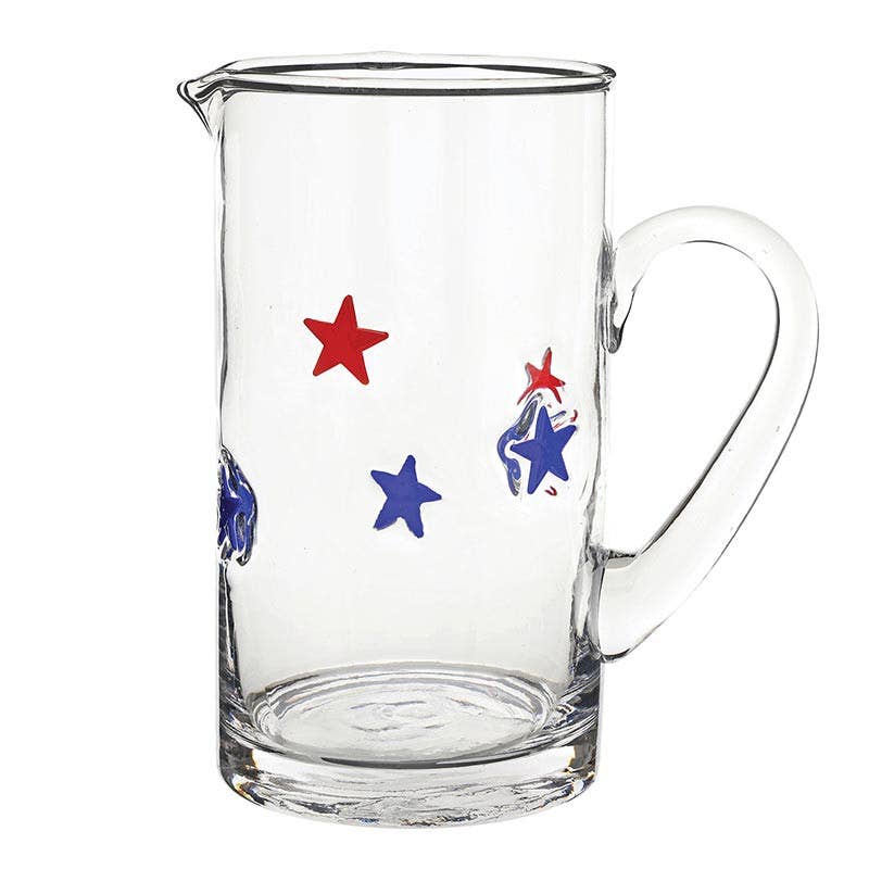 Icon Glass Pitcher - Star: Glass / 48 oz, 8" h