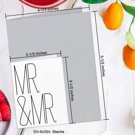 Stache, Greeting Card (8426A): EN Card