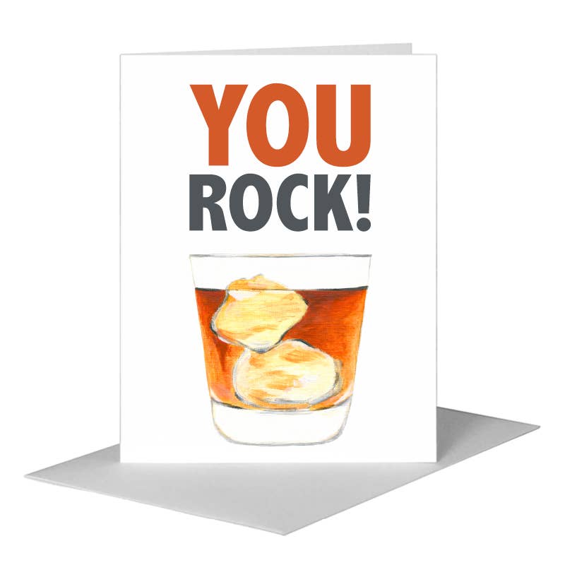 You Rock Scotch Card