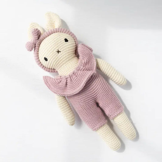 BUNNY HEADBAND JUMPSUIT TOY - Rose