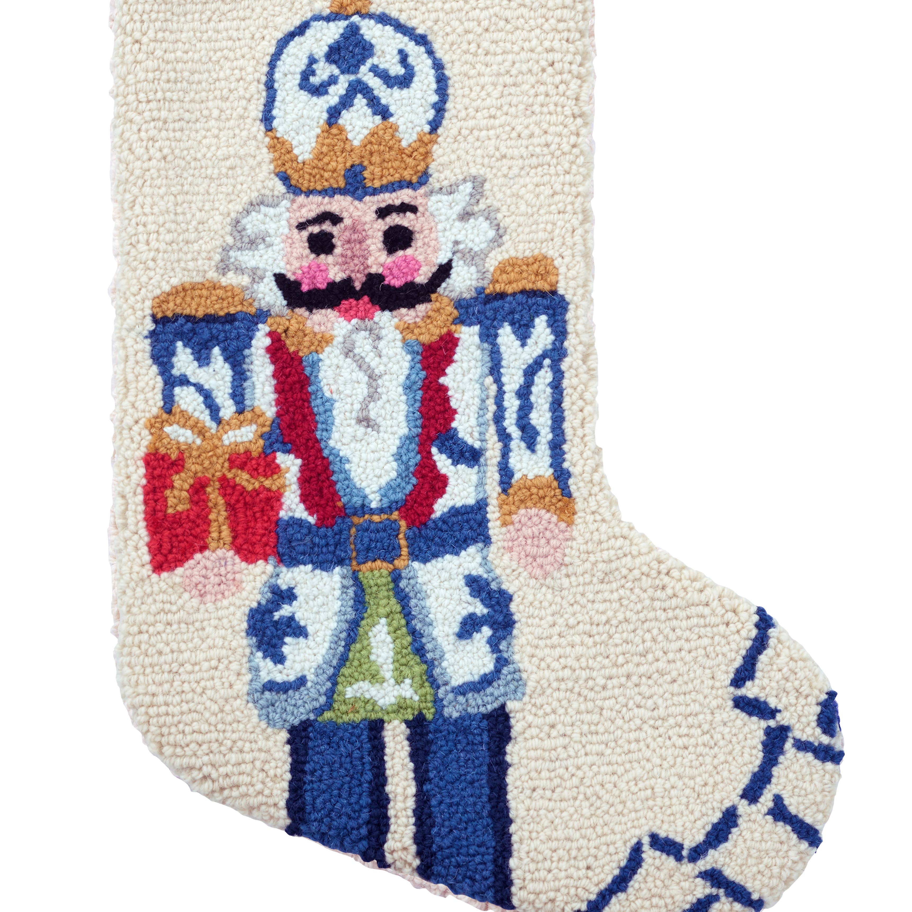 Chinoiserie Nutcracker Hook Stocking - Thumbnail 3