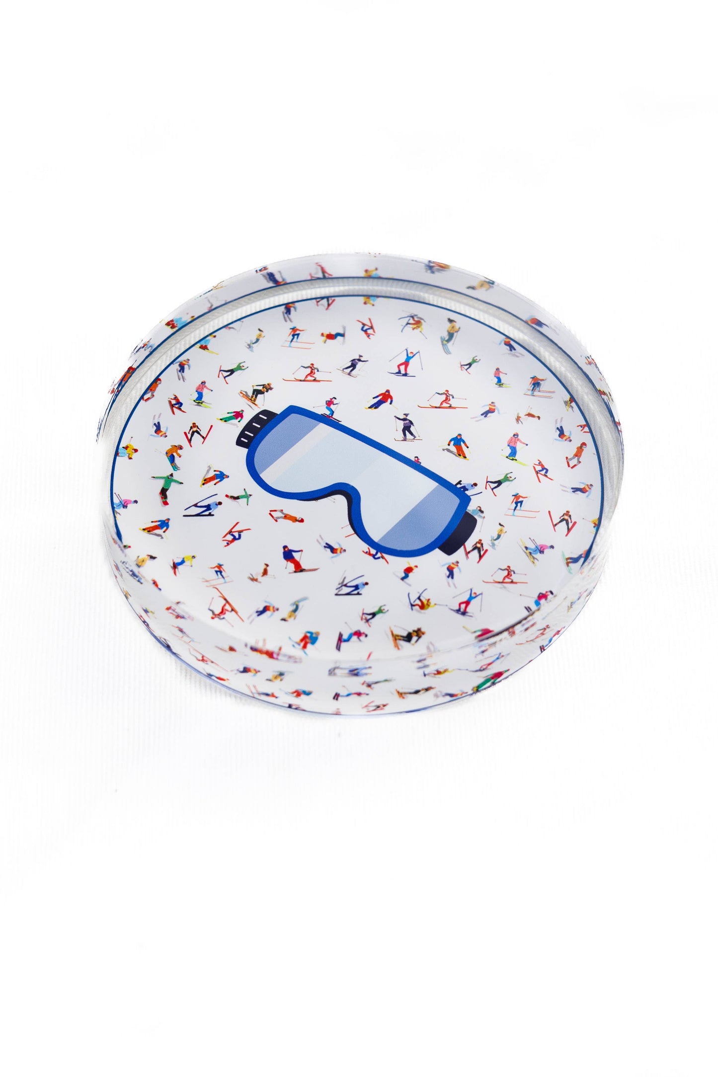 Acrylic Napkin Weight, Ski Goggles