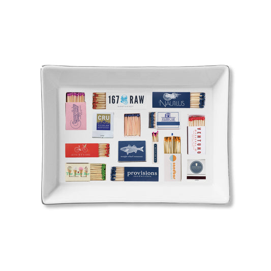 Ceramic  Tray - Nantucket Matches