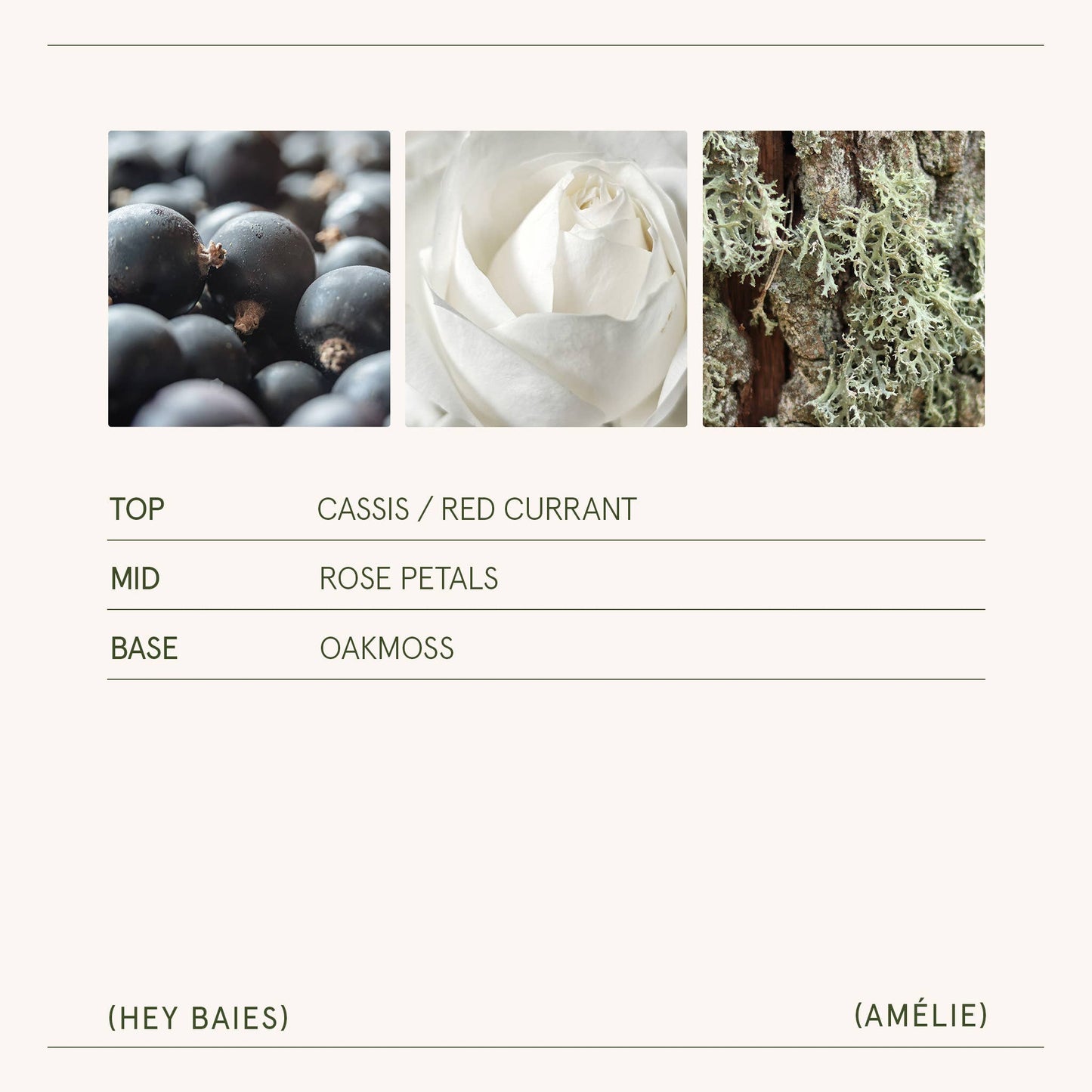 Amélie - Hey Baies 7oz Candle Tester