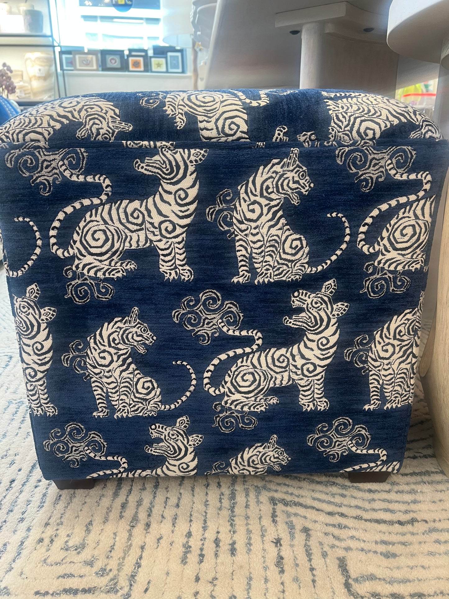 Hear Me Roar Masquerade Ottoman