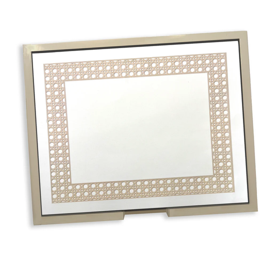 Luxe Cane Frame Notepad
