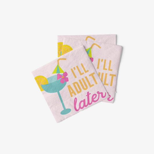 Adult Later Cocktail Napkins, 20ct