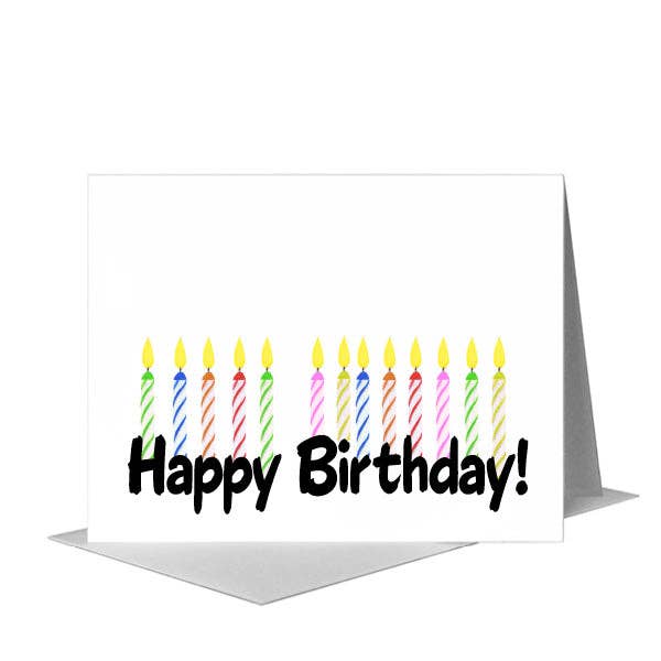 Candle, Greeting Card (8644GB): EN Card