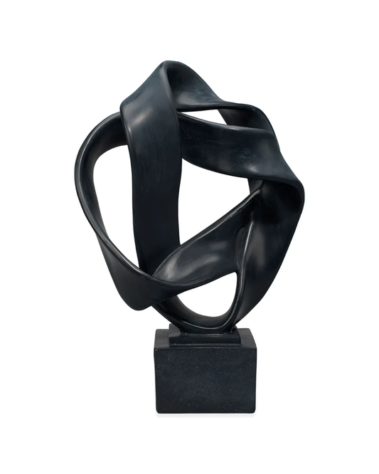 Intertwined Object Stand  - Black