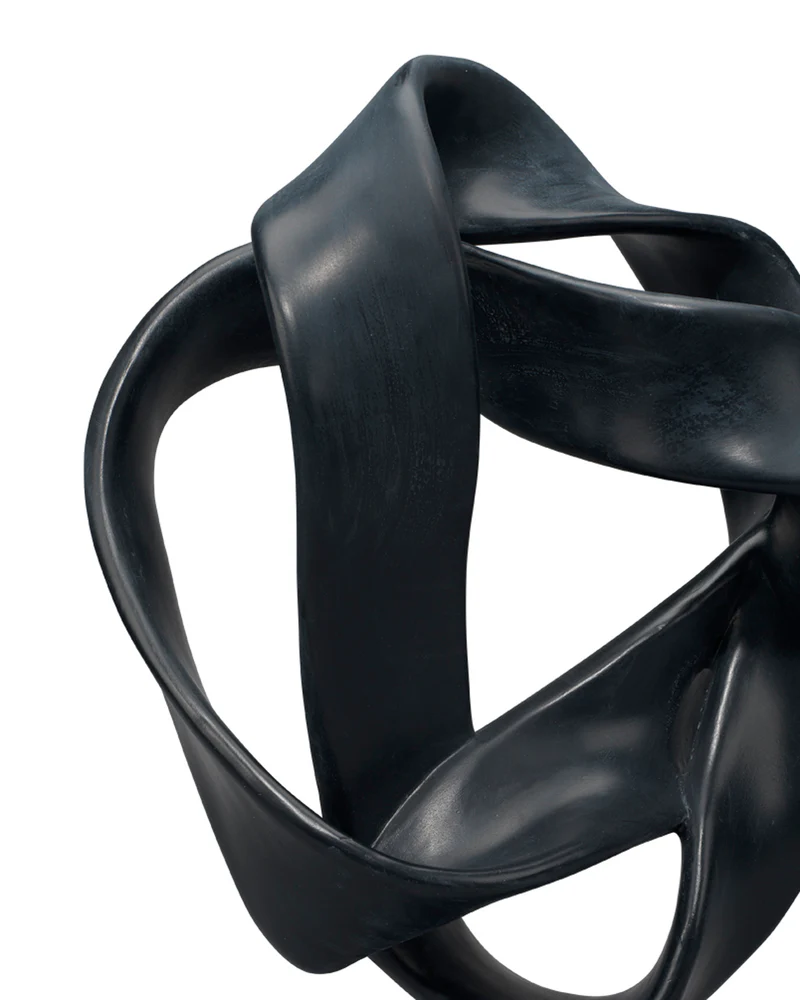 Intertwined Object Stand  - Black