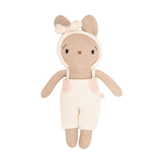 BUNNY HEADBAND JUMPSUIT TOY - Rice Ivory