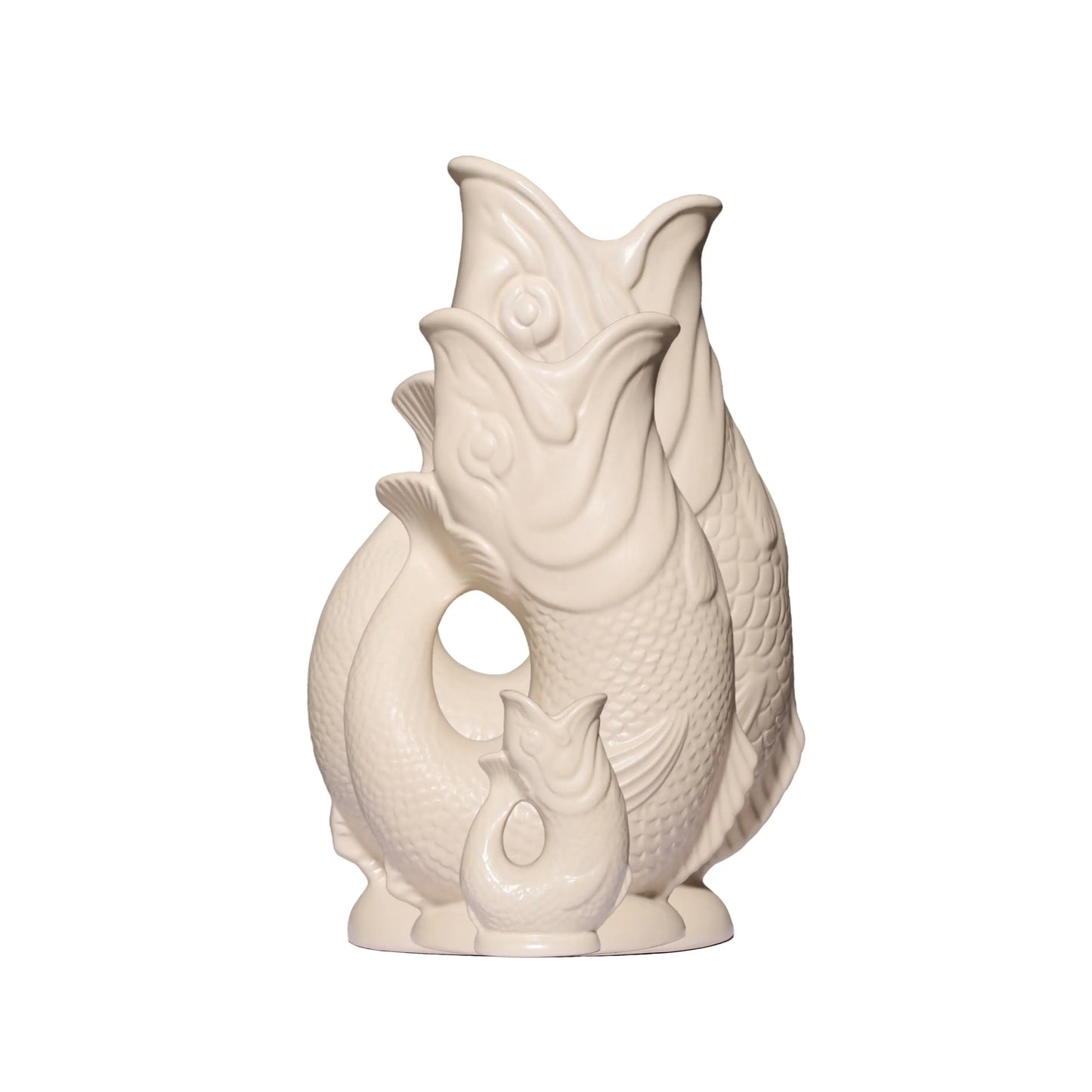 Matt Sand Gluggle Jug: Mini