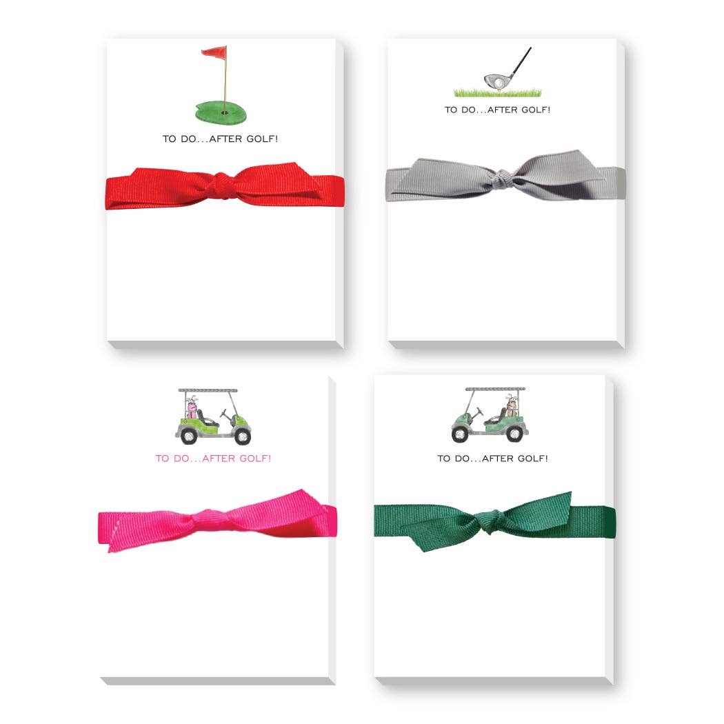 TO DO AFTER GOLF MINI NOTEPAD: GOLF CLUB