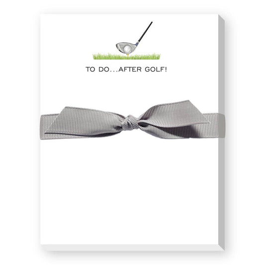 TO DO AFTER GOLF MINI NOTEPAD: GOLF CLUB