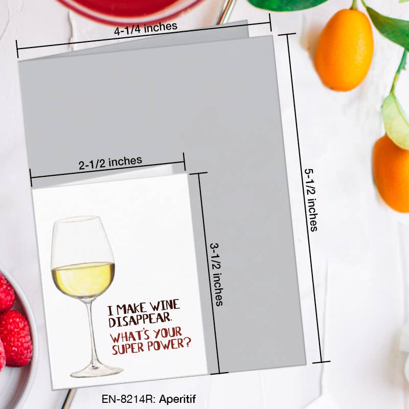 Aperitif, Greeting Card (#8214R)