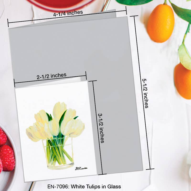White Tulips Card