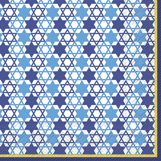 Paper Cocktail Napkins 20 ct Festival of Lights Hanukkah