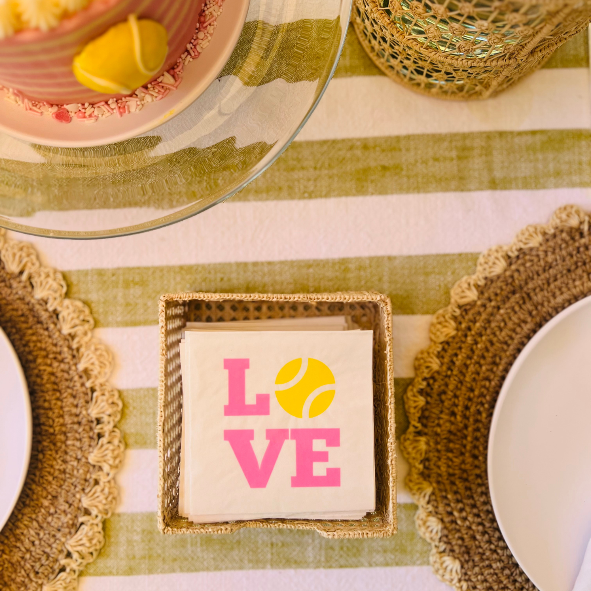 Tennis Love Cocktail Paper Napkins