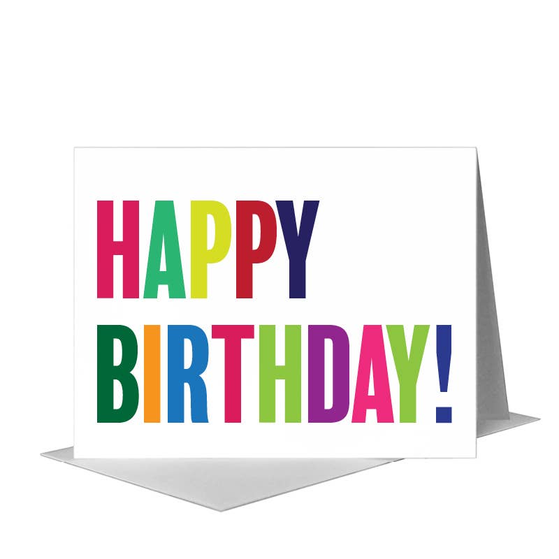 Happy Birthday, Greeting Card (#7133B): EN Card