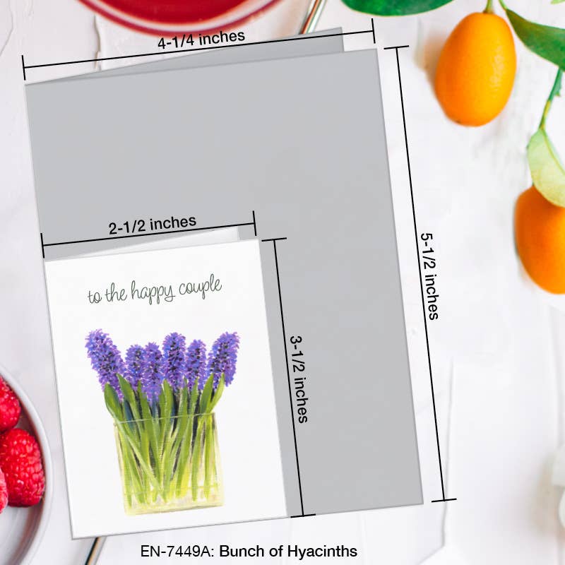 Bunch of Hyacinths Card