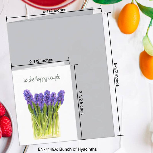Bunch of Hyacinths Card