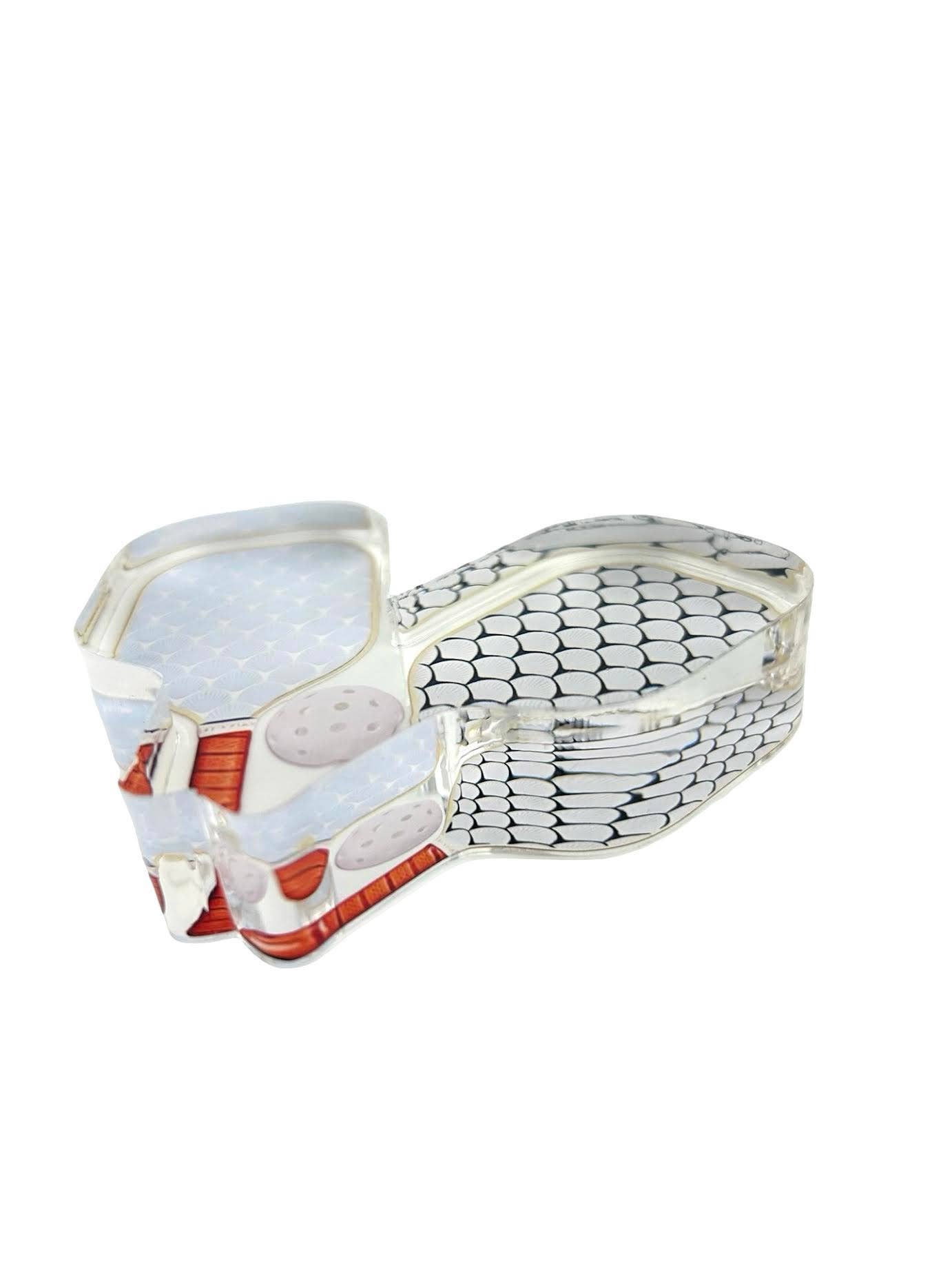 Acrylic Napkin Weight, Pickleball