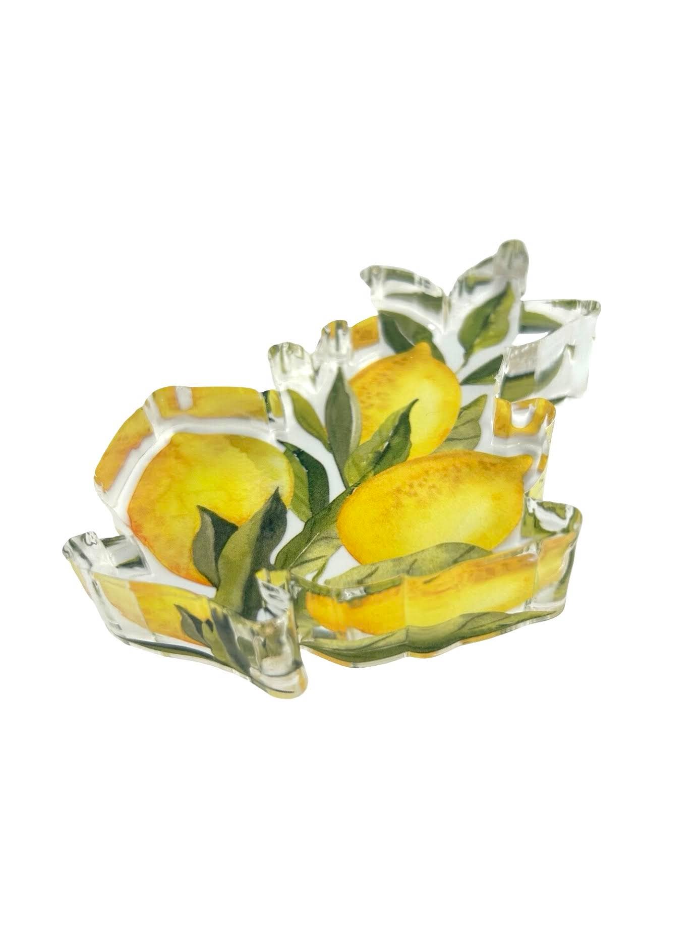 Acrylic Napkin Weight, Lemons