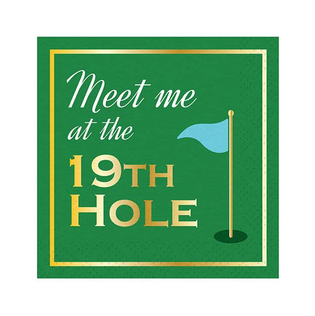 19th Hole Cocktail Napkins/40pk
