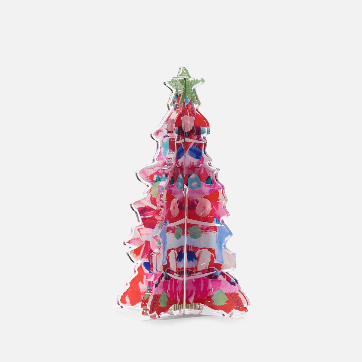Red Merry 3-D Tree