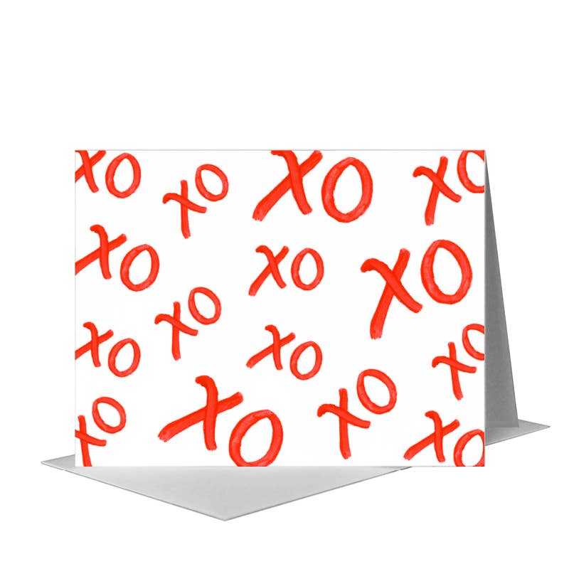 Heart XO Thick, Greeting Card (8235P): EN Card