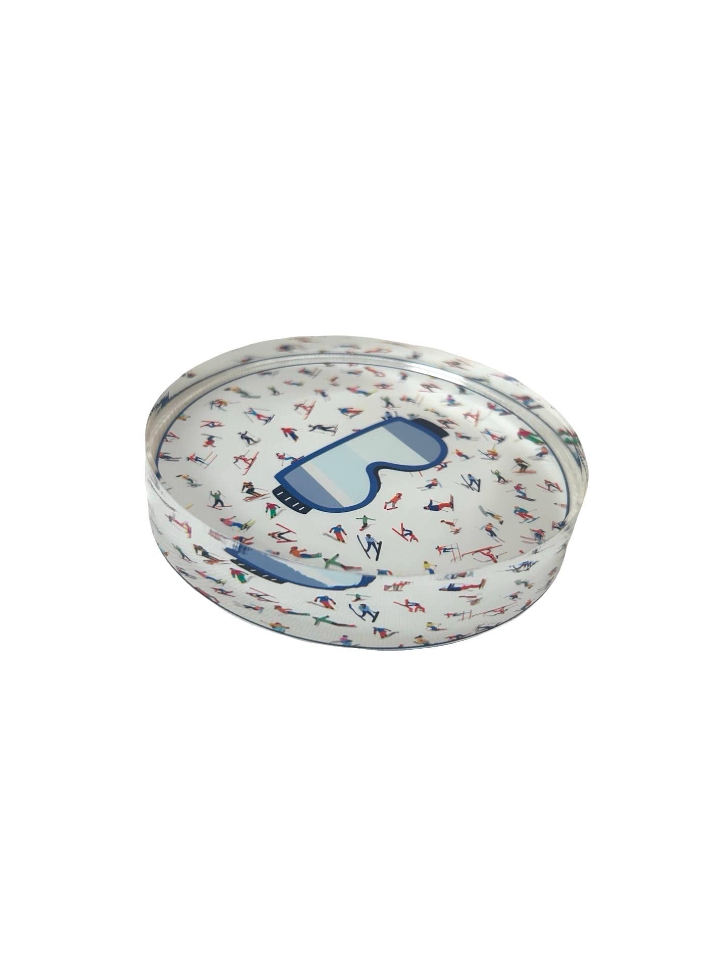 Acrylic Napkin Weight, Ski Goggles