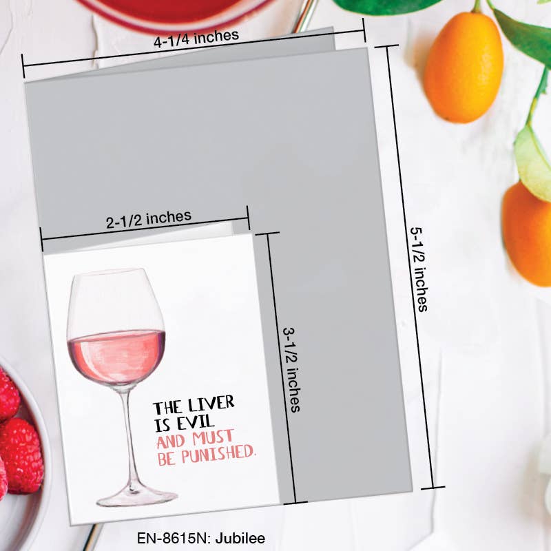 Liver Is Evil Card