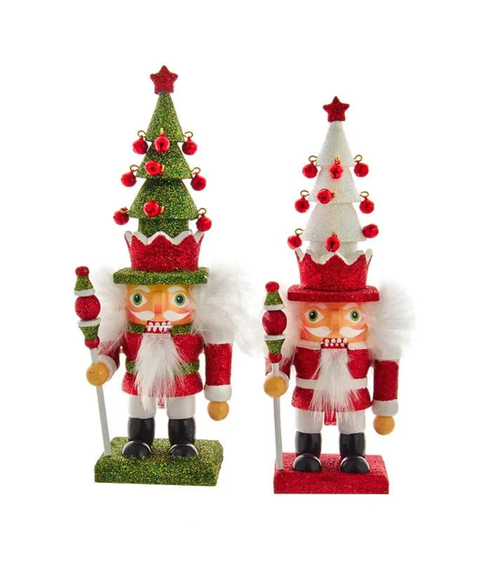 Nutcracker W/Tree Hat& Bells 9.25"