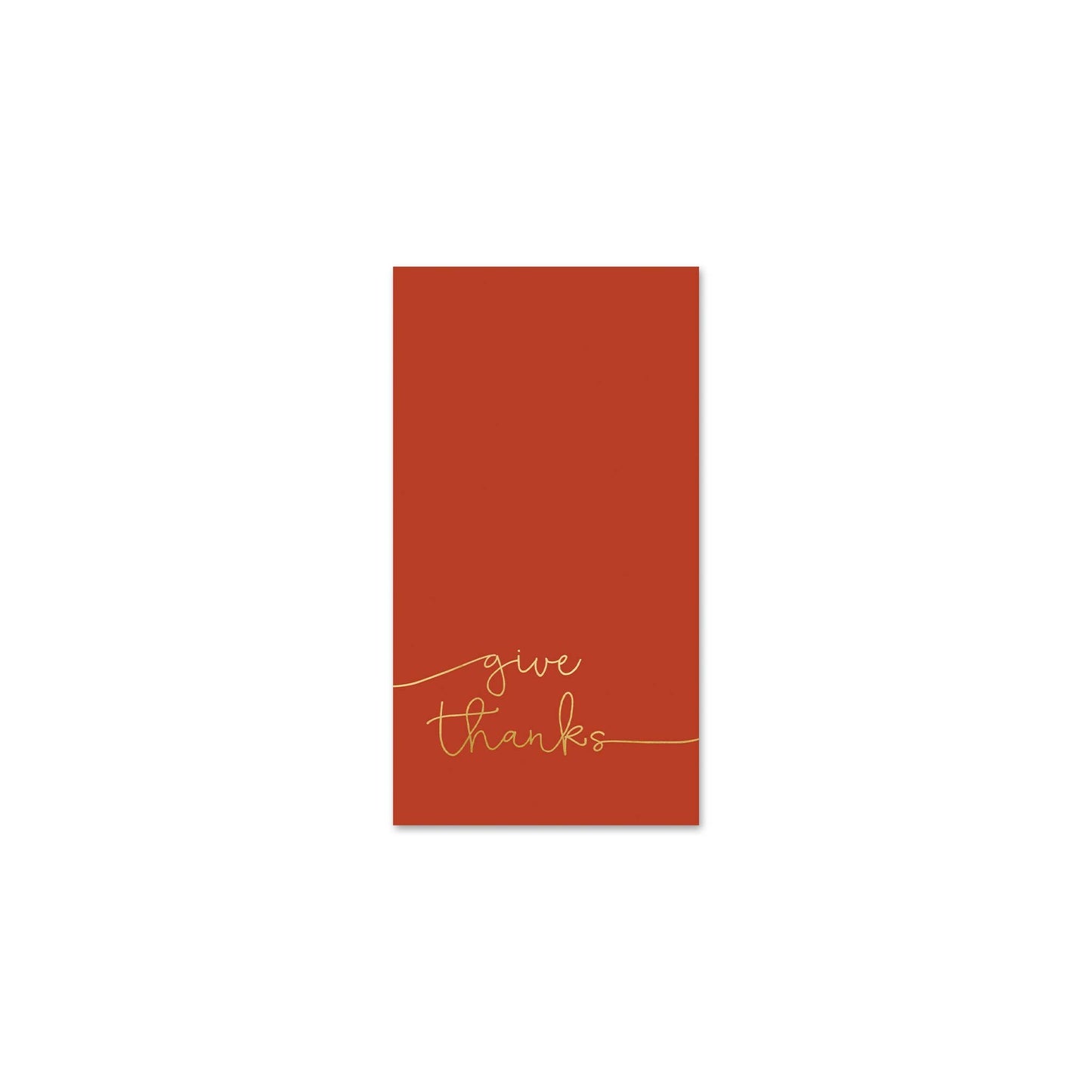 THP839 - Haverst/Thankgiving "Give Thanks" Guest Towel 18ct