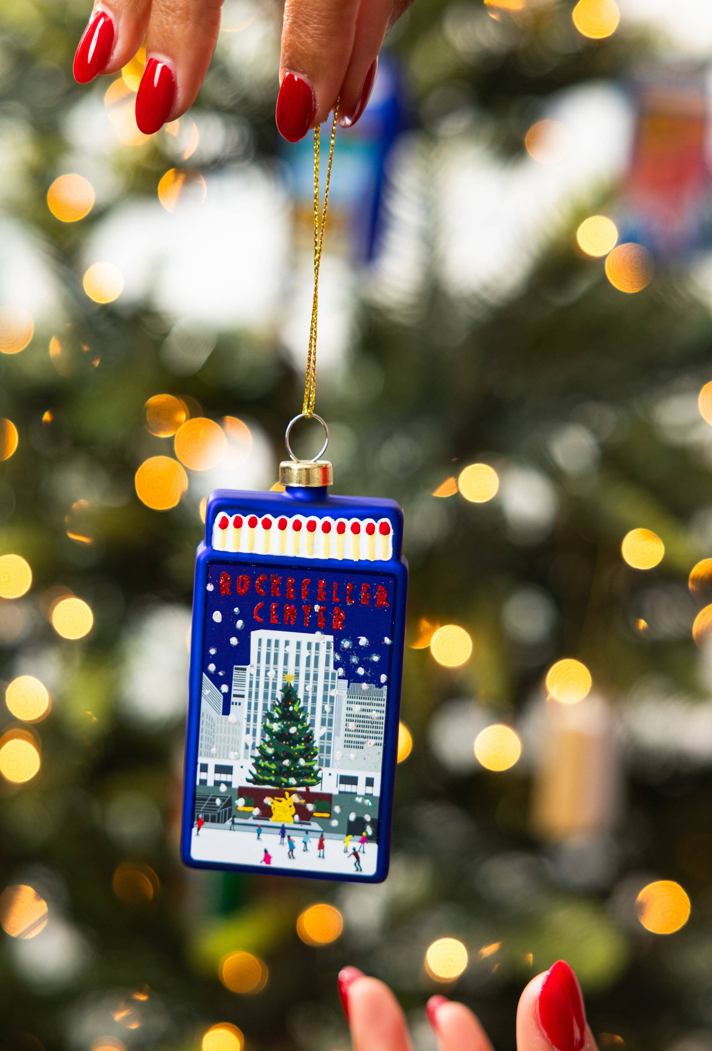 Matchbook Ornament - Rockefeller Center - Thumbnail 2