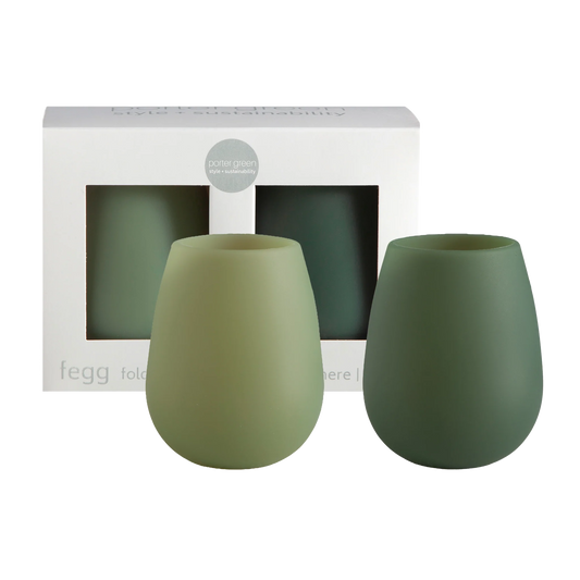 sage + olive | fegg | silicone unbreakable glasses