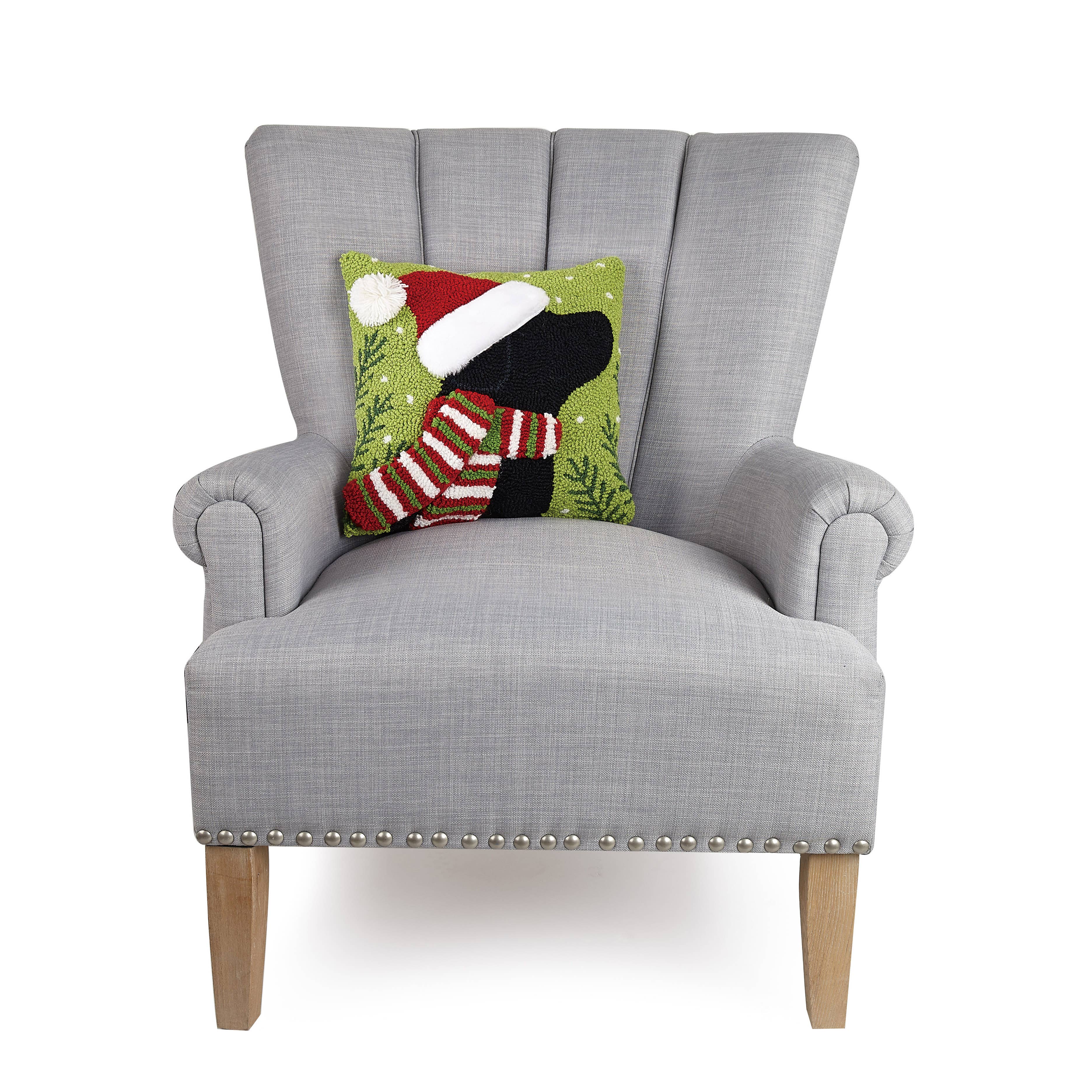 3D Christmas Labrador Dog Hook Pillow - Thumbnail 2