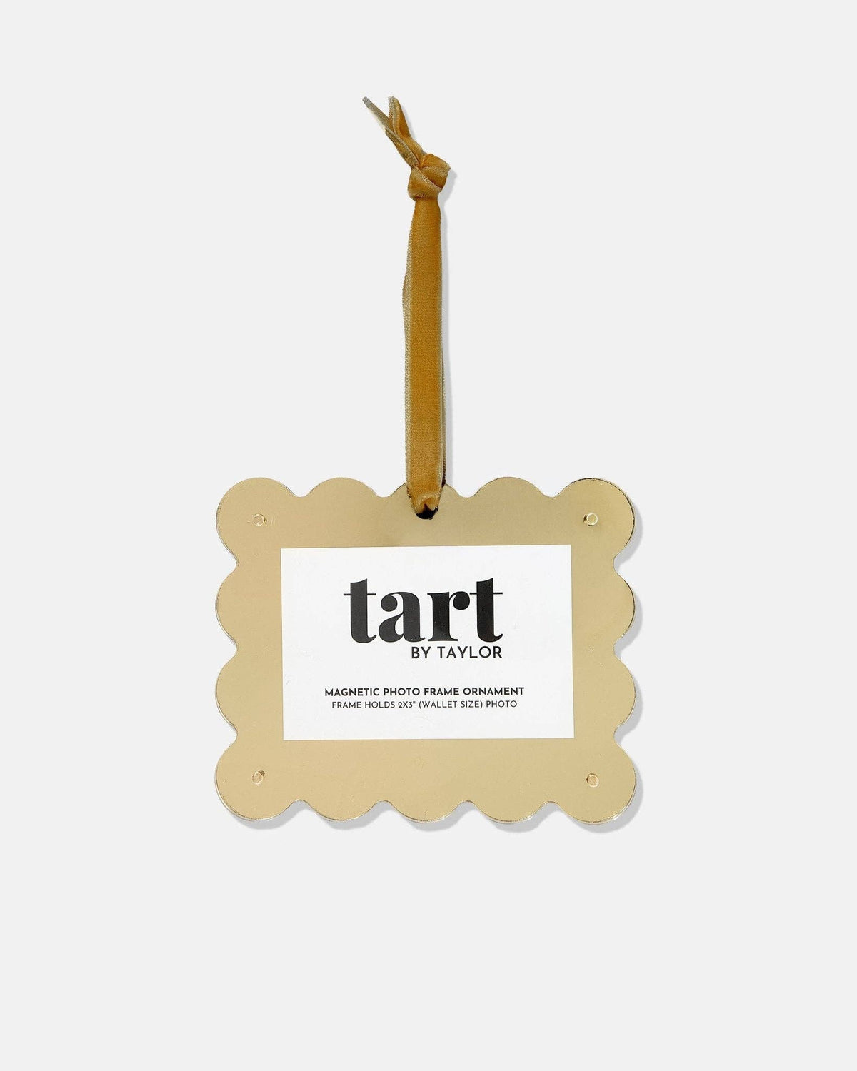 Gold Chrome Frame Ornament