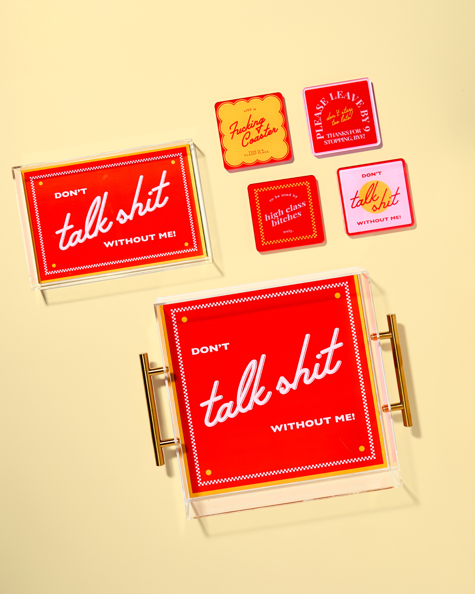 Snarky Red Small Tray - Thumbnail 3