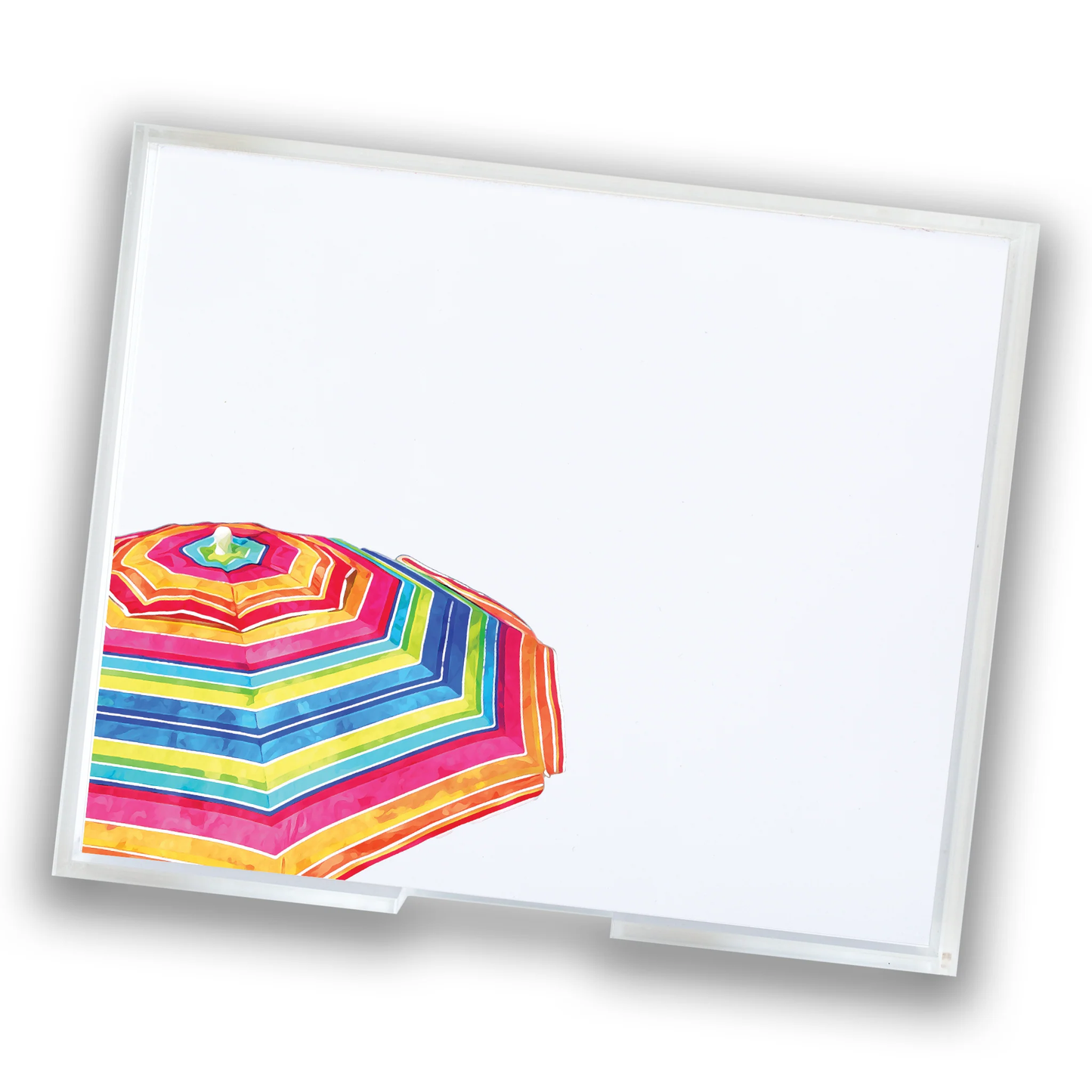 Large Multi-Color Umbrella Notepad