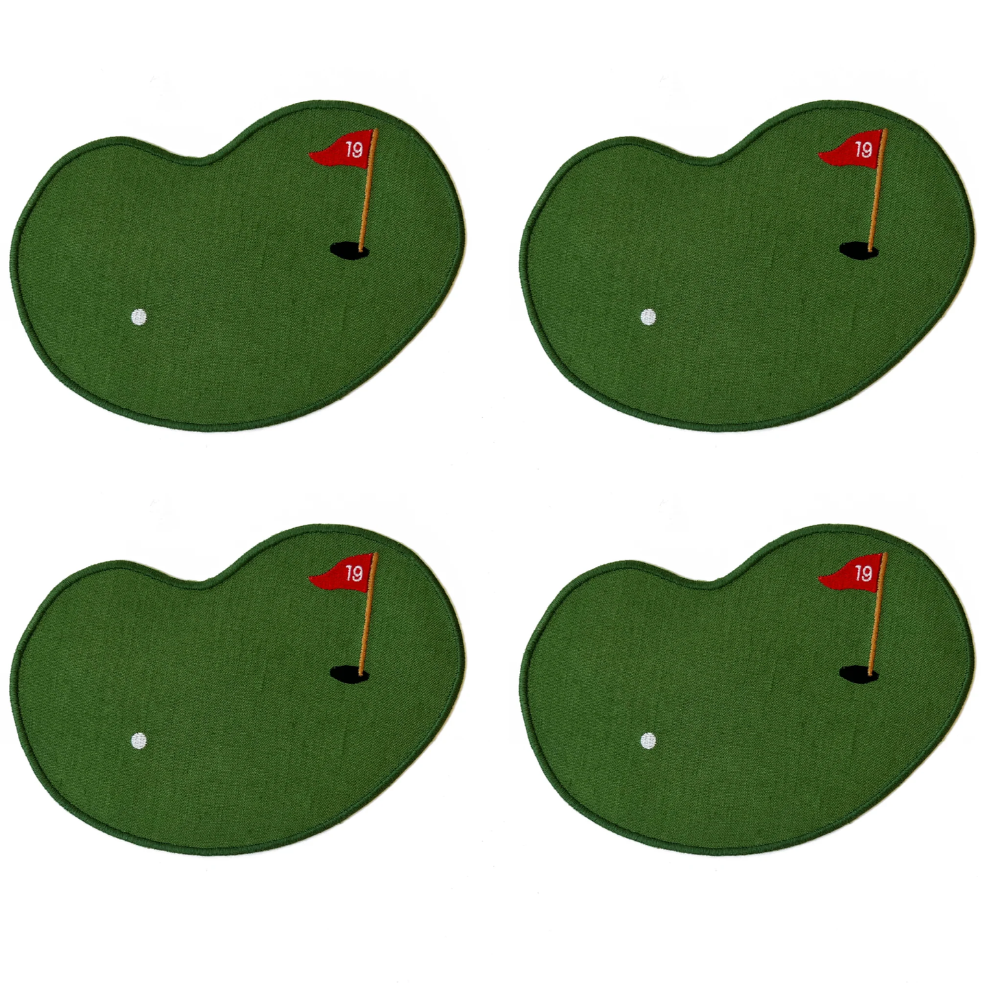 Golf Linen Cocktail Napkins