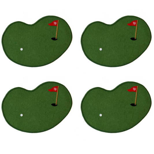 Golf Linen Cocktail Napkins