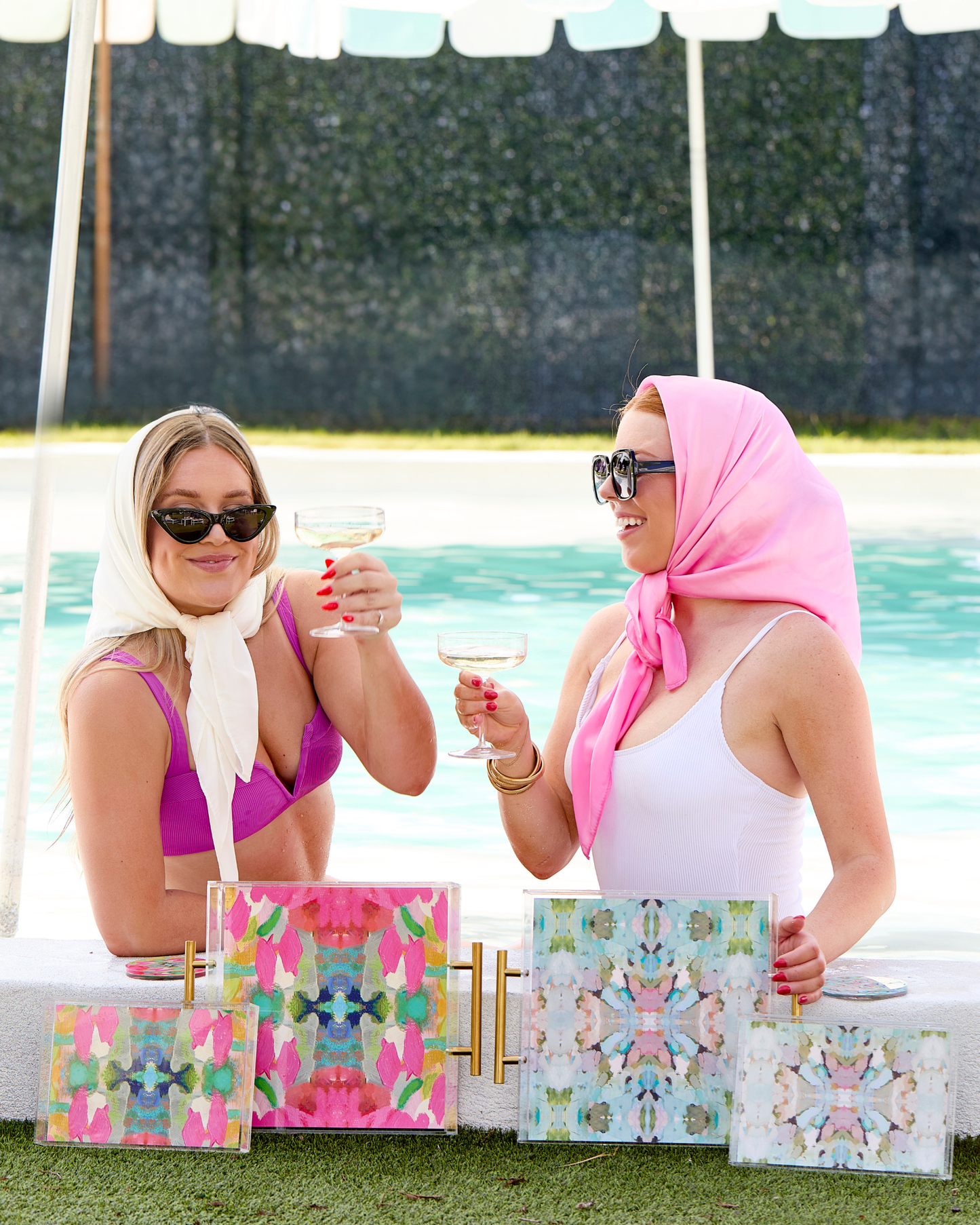 Pink Paradise Tray | Laura Park Designs x Tart By Taylor